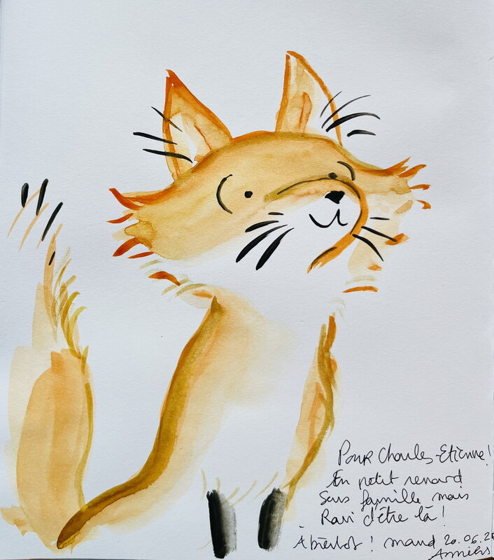 Renard par Maud Begon - Dédicace