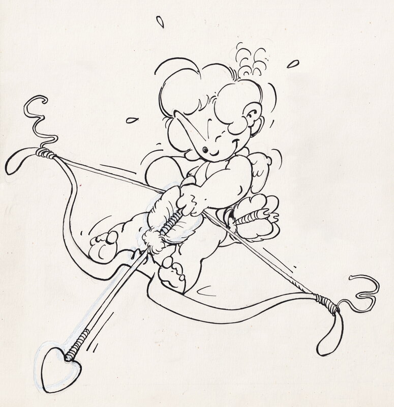 Cupidon by Malik - Original Illustration