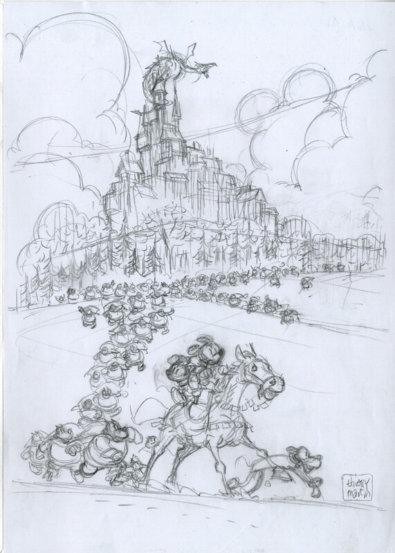 For sale - Thierry Martin, Micket et les mille Pat - Original art