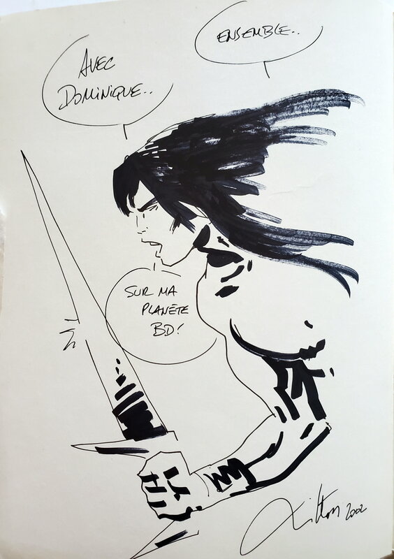 Jean-Yves Mitton, SUPER HEROS LUG - TOP BD    T8 BLACKSTAR - ETOILE NOIRE - Dédicace