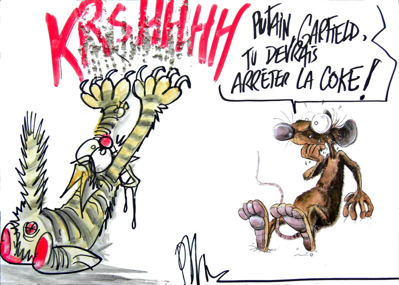 Faces de rats par Ptiluc - Dédicace