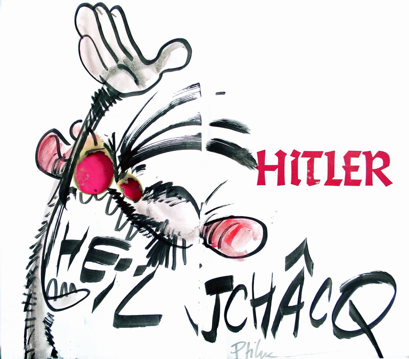 Hitler par Ptiluc - Dédicace