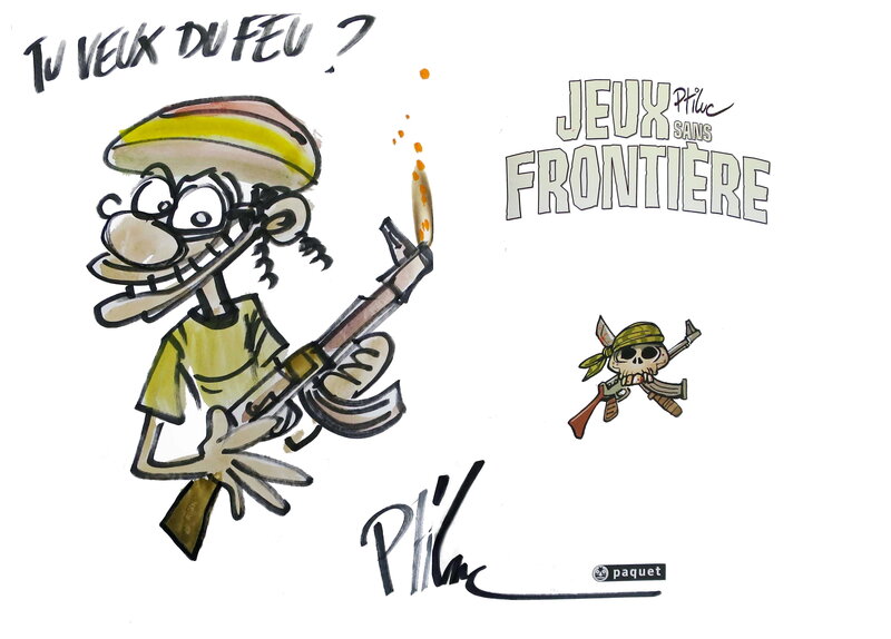 Jeux sans frontière par Ptiluc - Dédicace