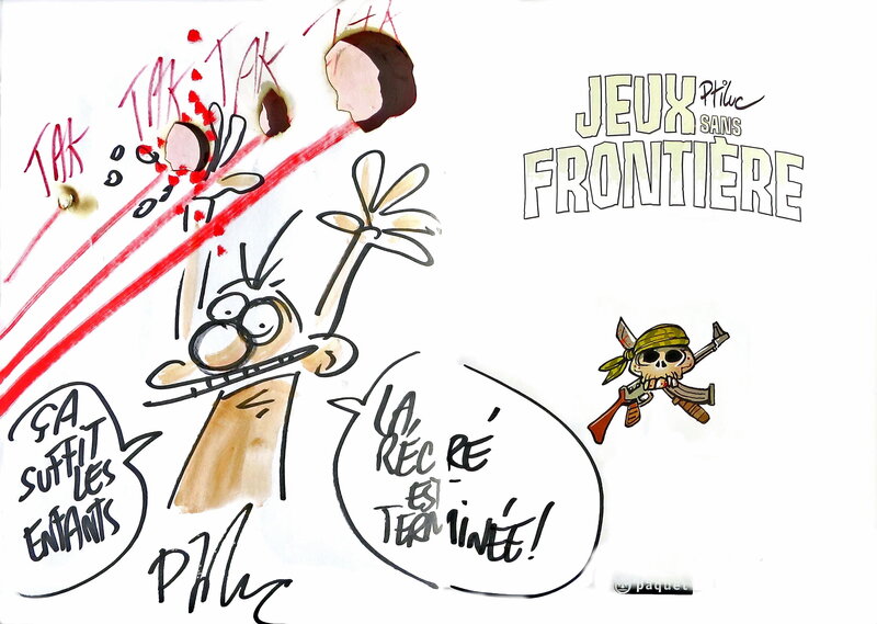 Jeux sans frontière par Ptiluc - Dédicace
