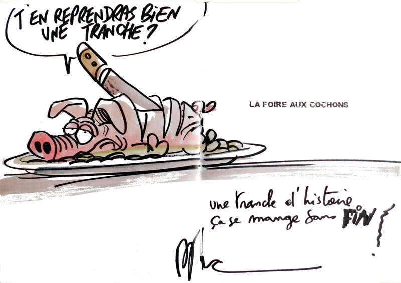 Ptiluc, La foire aux cochons - T2 - Original art