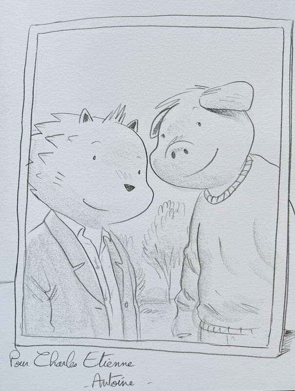 Antoine Ronzon, Jefferson et Gilbert - Sketch