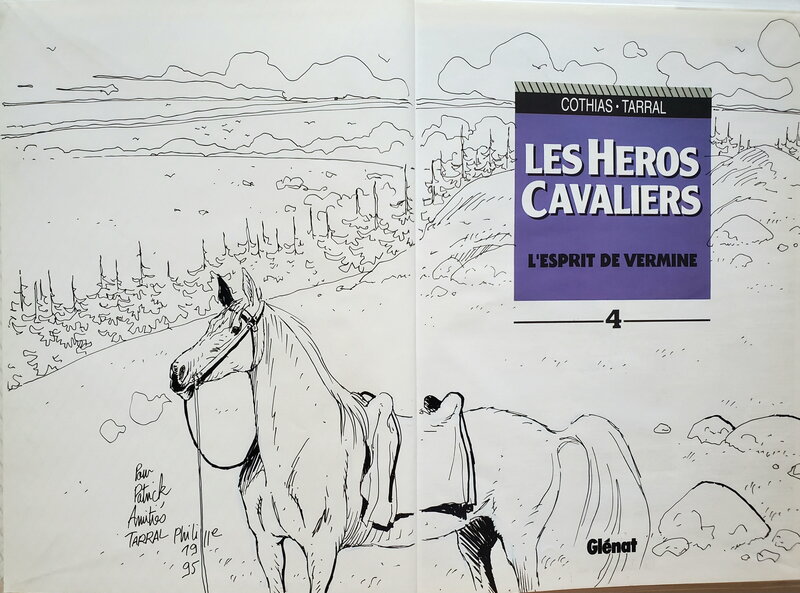 Philippe Tarral, LES HEROS CAVALIERS   T4 L'ESPRIT DE VERMINE - Sketch