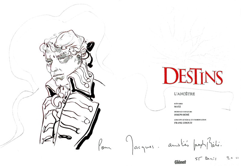 Destins - T11 by Joseph Béhé - Sketch