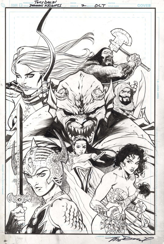 Tony Daniel, Tomeu Morey Palou, Demon Knights - T2 Couverture - Couverture originale
