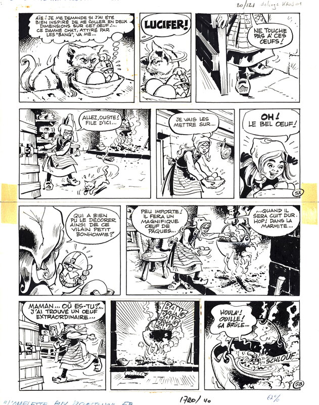 En vente - Deliège : Soldes d'été -35% - Planche originale