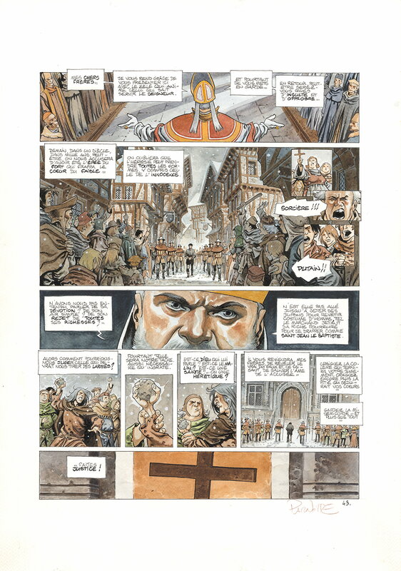 Joël Parnotte, Cauchon... OU L'HOMME QUI TUA JEANNE D'ARC - Comic Strip
