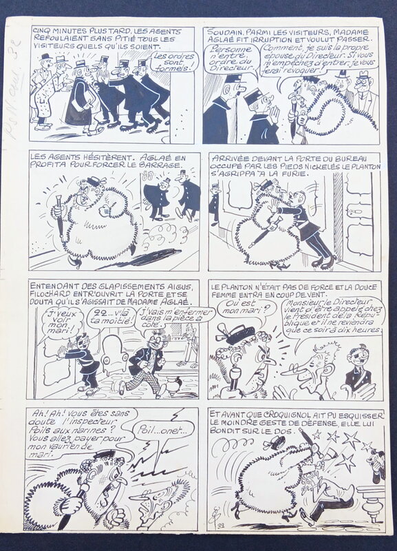 René Pellos, Les pieds nickellés 32x25 cm - Comic Strip