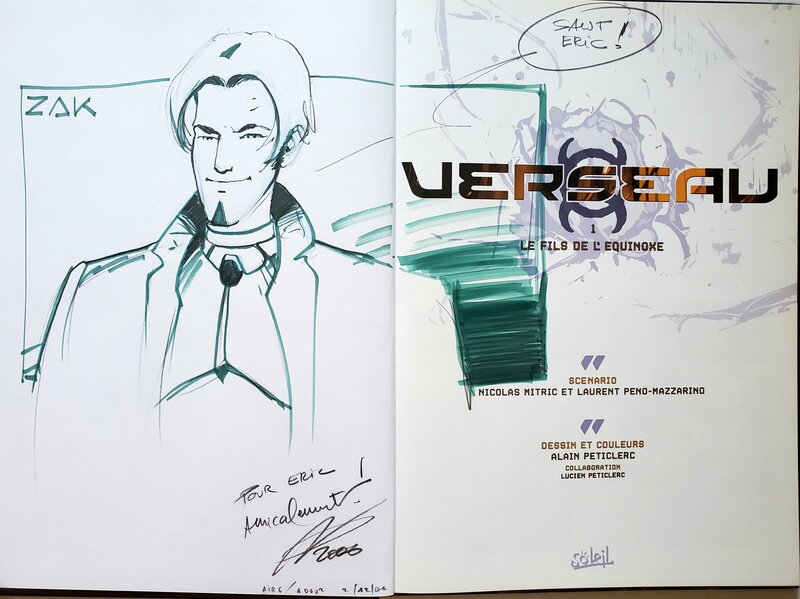 Alain Petitclerc, VERSEAU   T1 LE FILS DE L'EQUINOXE - Sketch