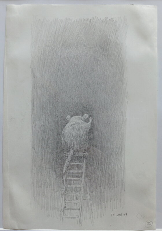 Sans titre, souris by Armel Gaulme - Original Illustration