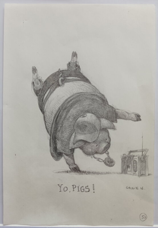 Yo pigs par Armel Gaulme - Illustration originale
