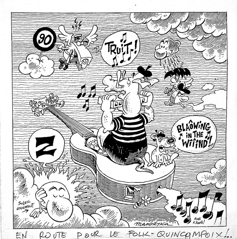 Nikita Mandryka, En route pour le Folk - Quincampoix - Illustration originale