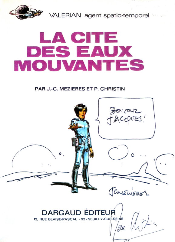 Valérian - T1 by Jean-Claude Mézières, Pierre Christin - Sketch