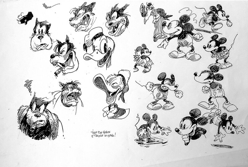 Mickey - Loisel fait ses gammes - Original art