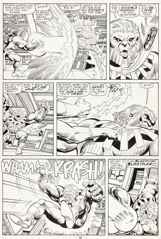 John Byrne, Al Gordon, Fantastic Four - T289 p19 - Planche originale