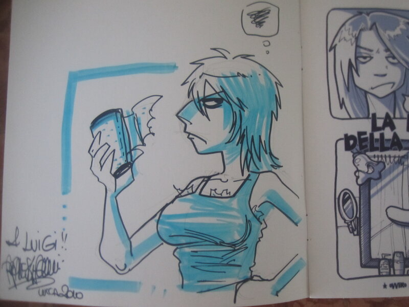 Francesca Follini - La maledizione della prima taglia - Sketch