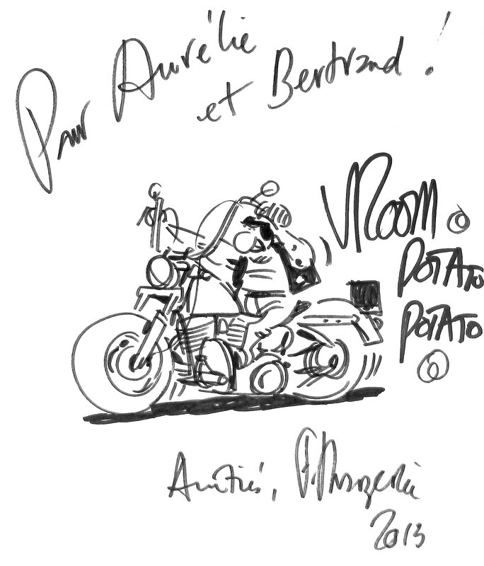 Frank Margerin, Je veux une Harley - T2 - Sketch