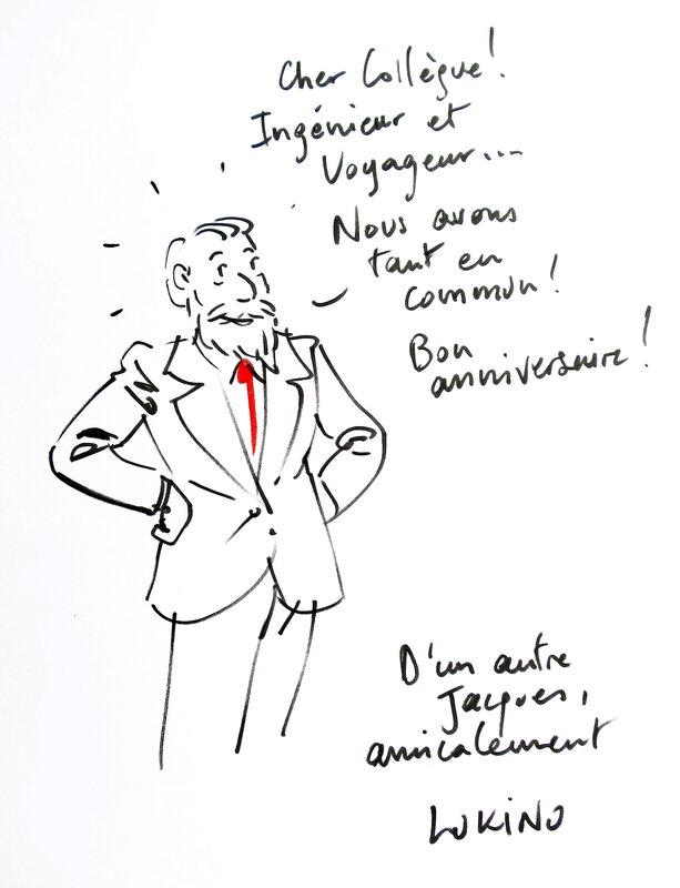 Lukino, Alfred Nobel - le prix de la paix - Dédicace