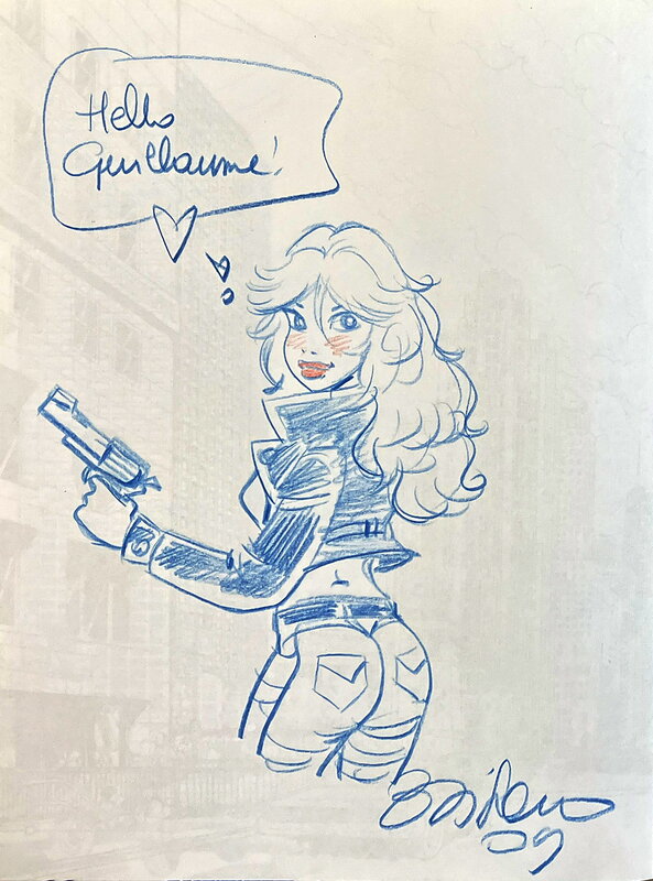 Rubine sketch dedication by Di Sano - Sketch