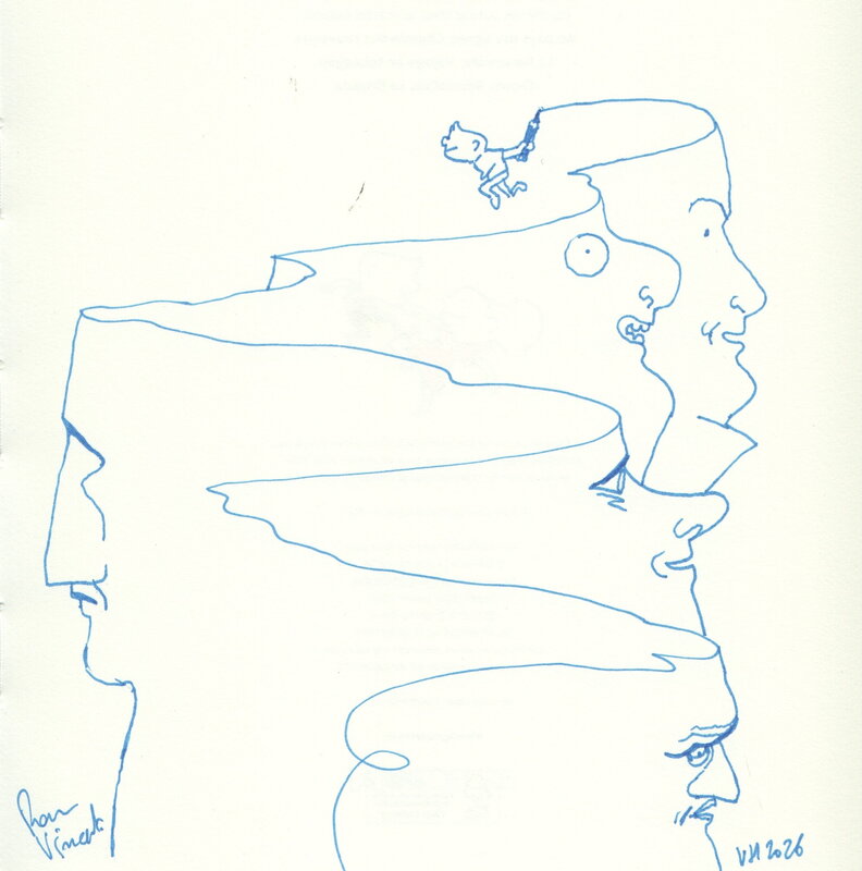 Les amoureux by Victor Hussenot - Sketch