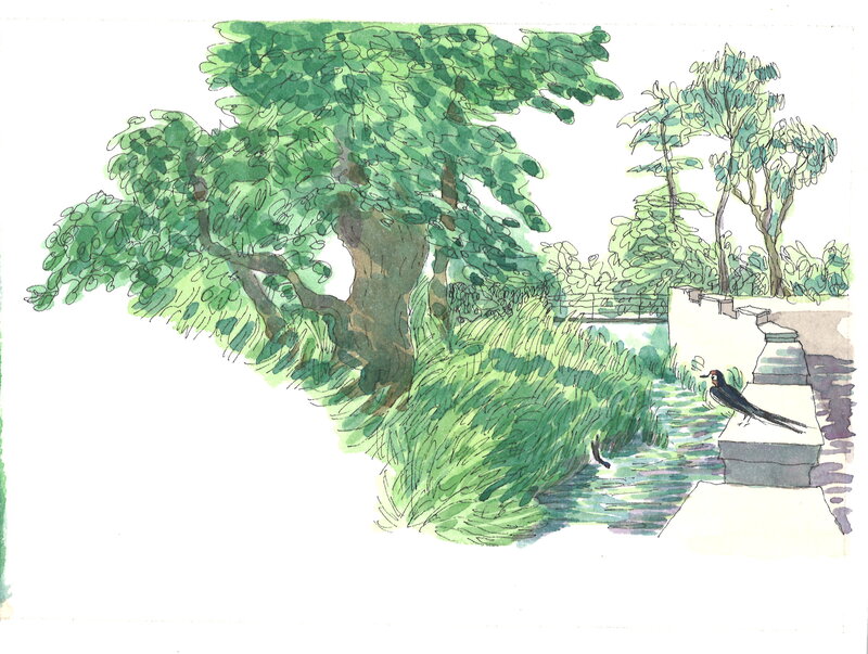 For sale - Juliette Lagrange - illustration à l'aquarelle - Original Illustration