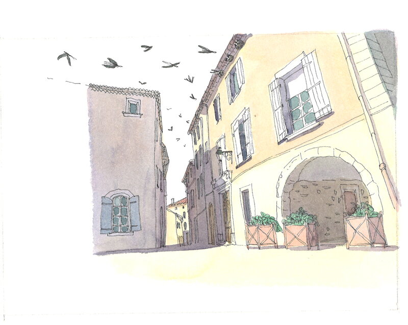 For sale - Juliette Lagrange - illustration à l'aquarelle - Comic Strip