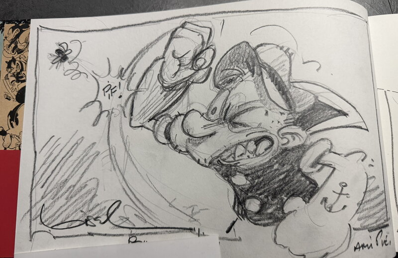 Popeye par Régis Loisel - Dédicace