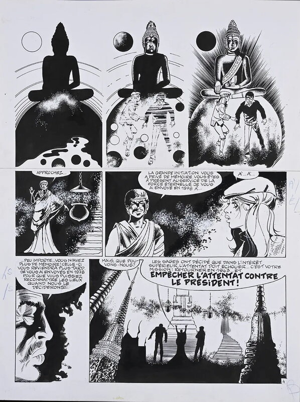 Mr Magellan - Sauvez le Président - page 4 - Géri (Henri Ghion) - Planche originale