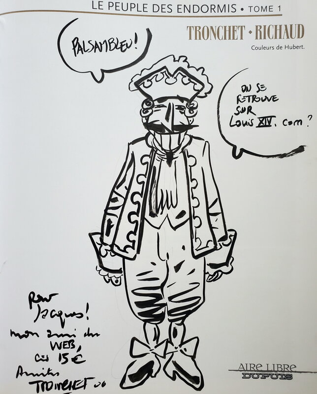 Tronchet, LE PEUPLE DES ENDORMIS   T1 - Sketch