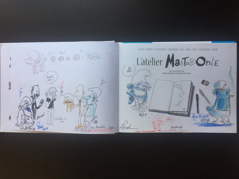 Alfred, Guillaume Bianco, Guillaume Bouzard, Julien Neel, Yoann, L’Atelier Mastodonte - Sketch
