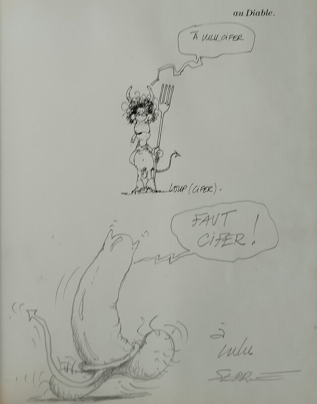 Claude Serre, Jean-Jacques Loup, Double dedicace Loup et Serre - Sketch
