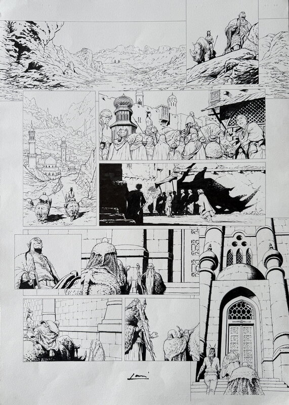 Laci, Bakael - Les Maîtres Inquisiteurs t9 - Planche originale