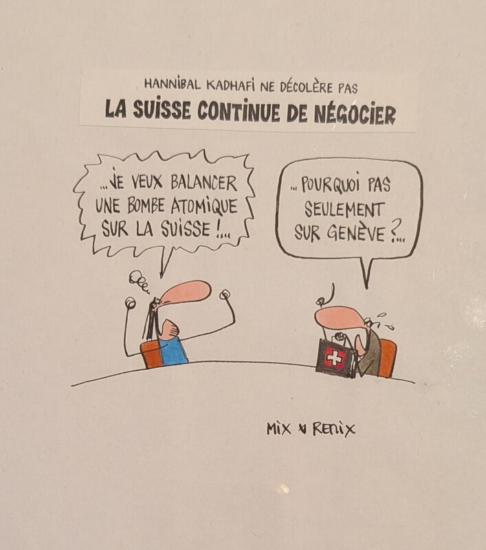 Mix & Remix, Dessin de presse: la Suisse continue de négocier - Comic Strip