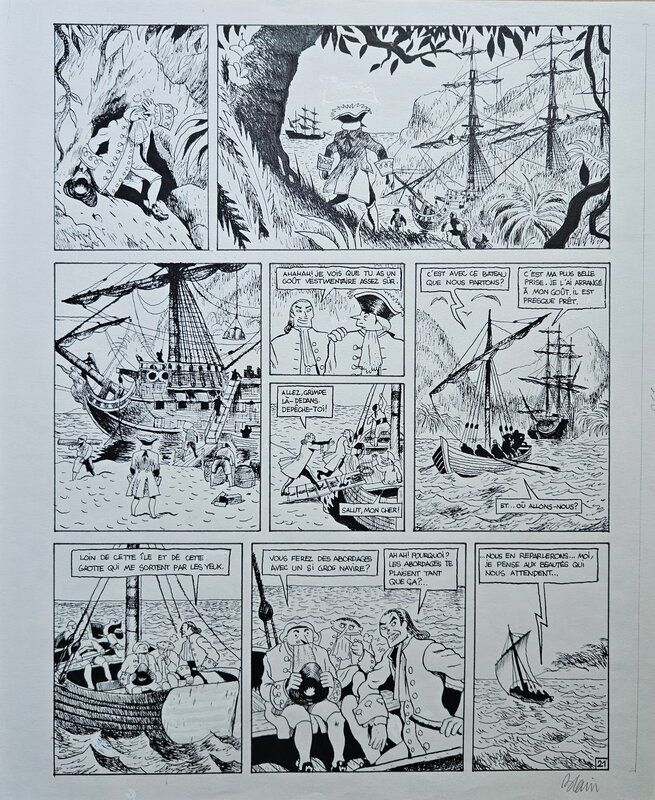 For sale - Christophe Blain, Isaac le Pirate : Les Amériques - Comic Strip