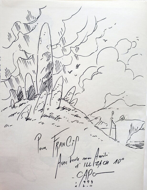 Bernard Capo, LOÏC FRANCOEUR   T6 LA NUIT DE SAINT-AVEL - Dédicace