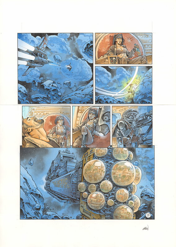 Grun - Space Relic Hunters pl.28 - Planche originale