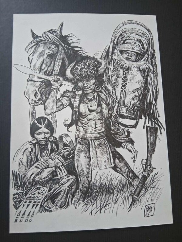 Osman Hajdarevic, Law of Life illustration - Planche originale