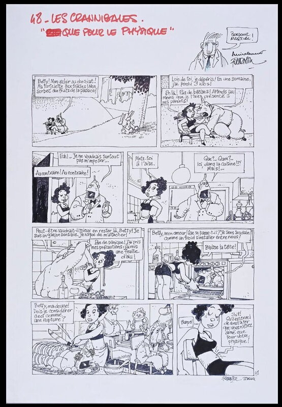 Les Crannibales - Tome 2 , Gag 48 : Que pour le physique - Jean-Claude Fournier - Zidrou - Comic Strip