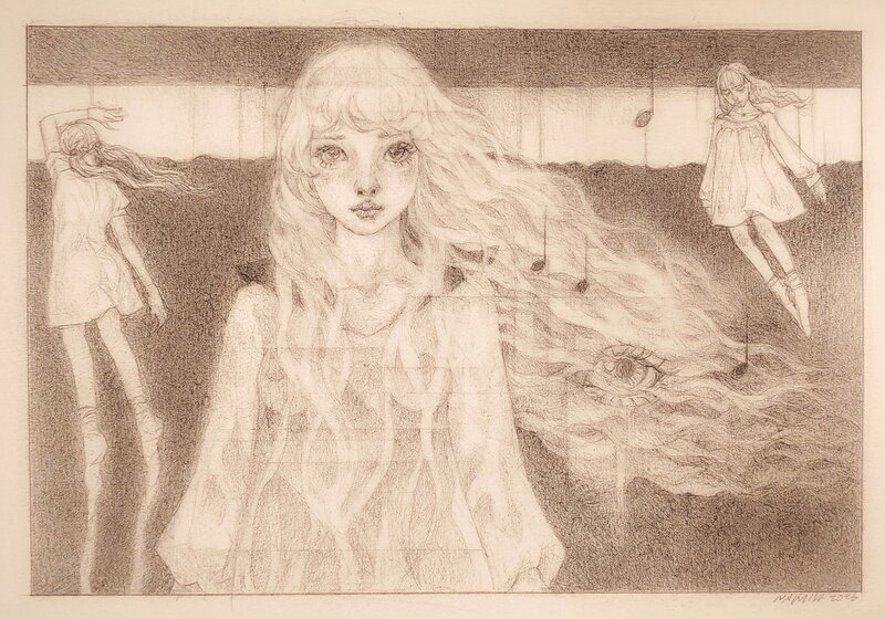 Musubu Nakai original art #2 - Illustration originale