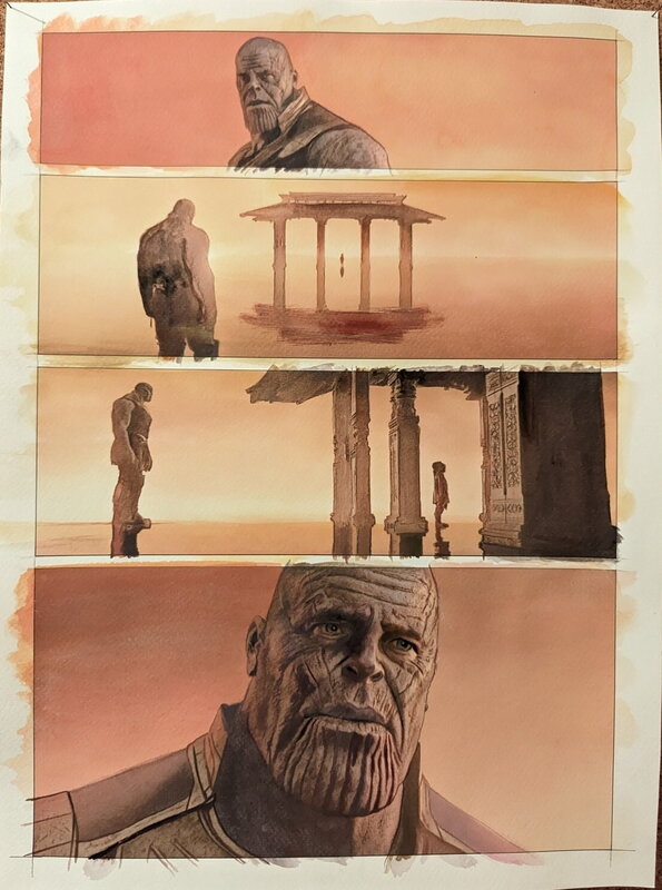 Thanos par Igor Stiskalov - Illustration originale