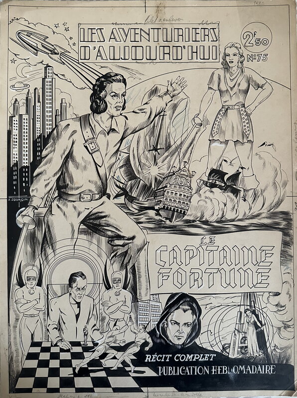 André Jourcin, Couverture 