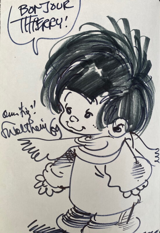 François Walthéry, illustration originale, 