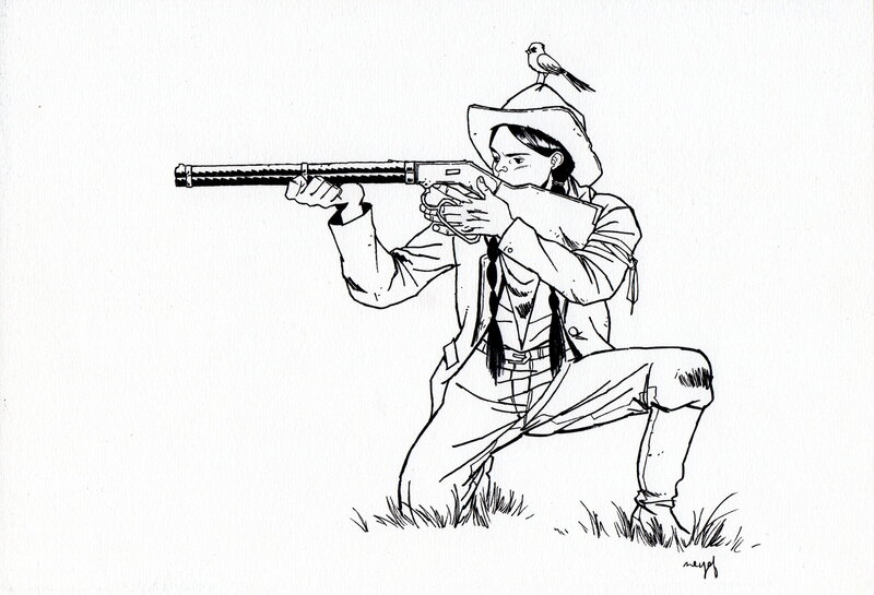 Hoka Hey by Neyef - Original Illustration