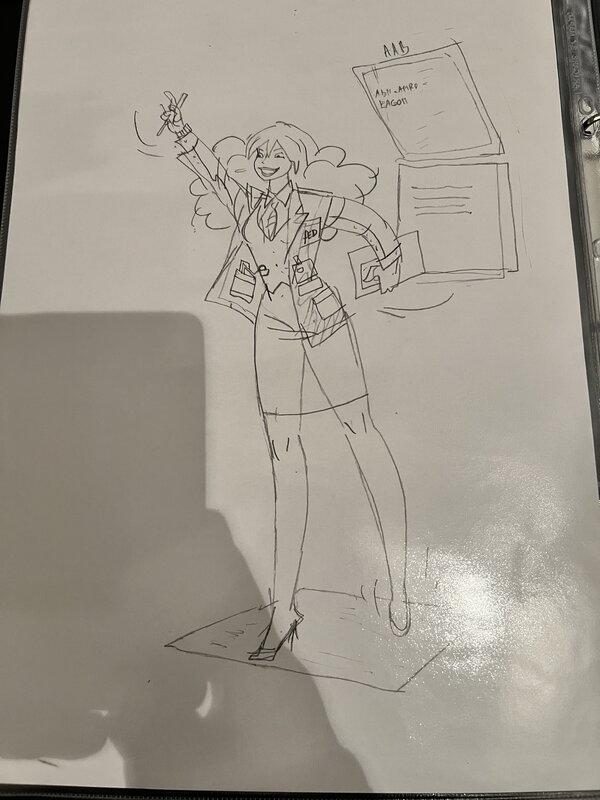 Franka op de beurs par Henk Kuijpers - Planche originale