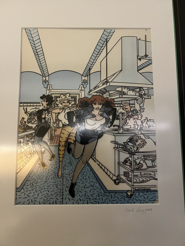 Henk Kuijpers, Orginele inkleuring schutblad Gangsterfilm - Planche originale