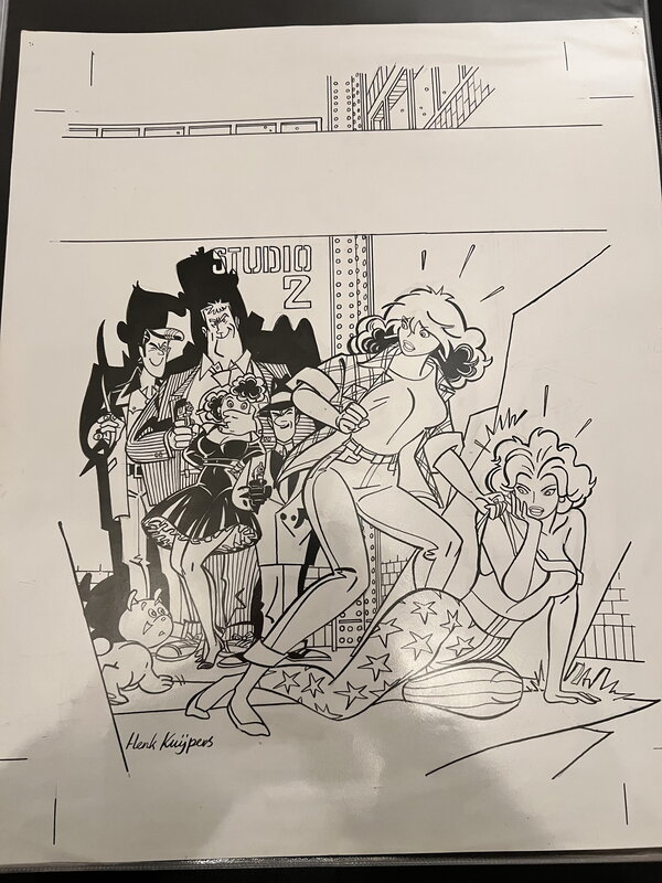 Henk Kuijpers, Originele cover Gangsterfilm - Planche originale